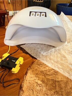 LED UV Nail Lamp - White Professional Dryer